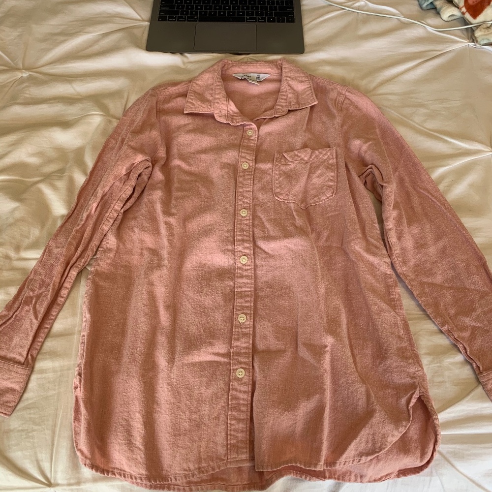 Old Navy Classic Shirt, Pink, Size Small